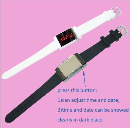 New Design Sports Silicone LED Watch Custom Color