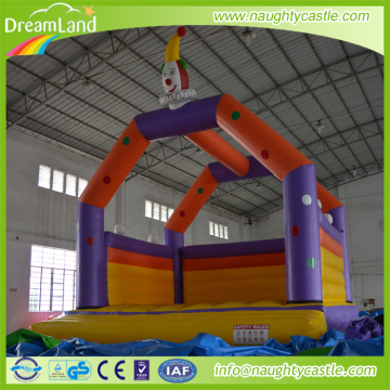Commercial happy clown inflatable bouncer/clown inflatable jumping house