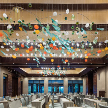 Colorful Aristic Decoration Hotel Chandelier Banquet Hall