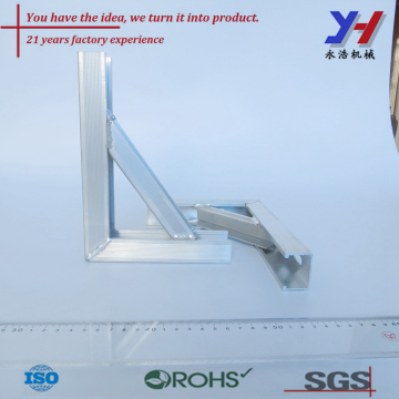 Anodizing Aluminum part Folding Microwave oven wall bracket