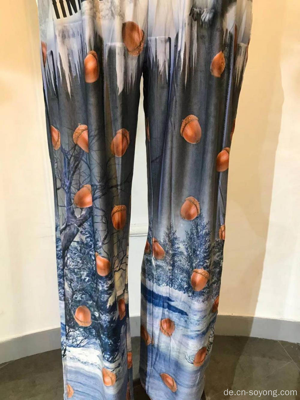 Bedruckte Lounge Pants Nachtwäsche für Herren