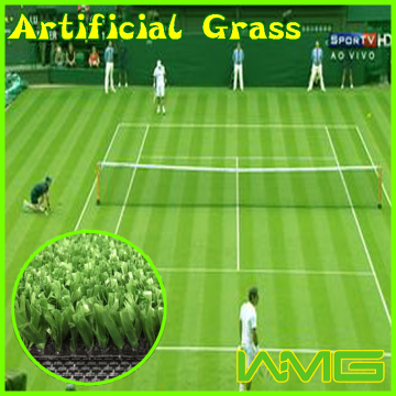 Tennis court synthetic turf