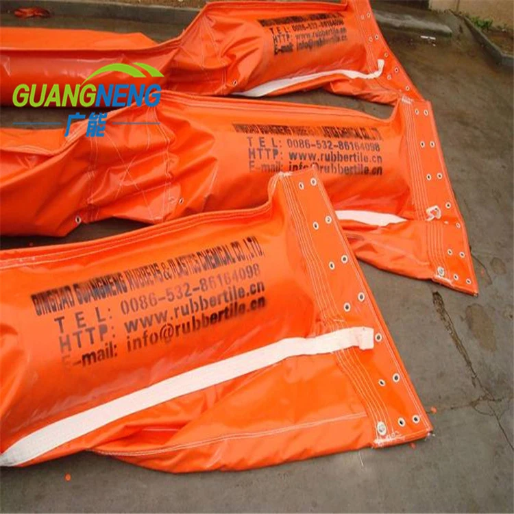 Wholesale Orange PVC Oil Boom Rubber PVC Fences Oil Spill Boom