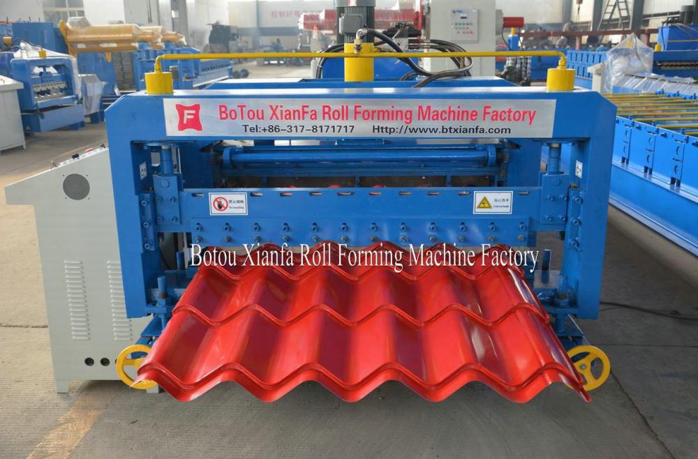 Color Steel Sheet Standard Roof Glazed Tile Forming Machine