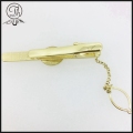 Gouden Tie clips met metalen clips