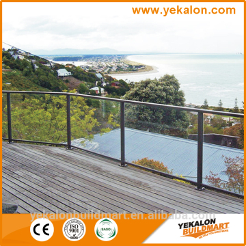 Free sample corrosionproof iron aluminium deck bridge outdoor stair rail