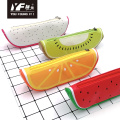 Custom hot sale fruit PU pencil case