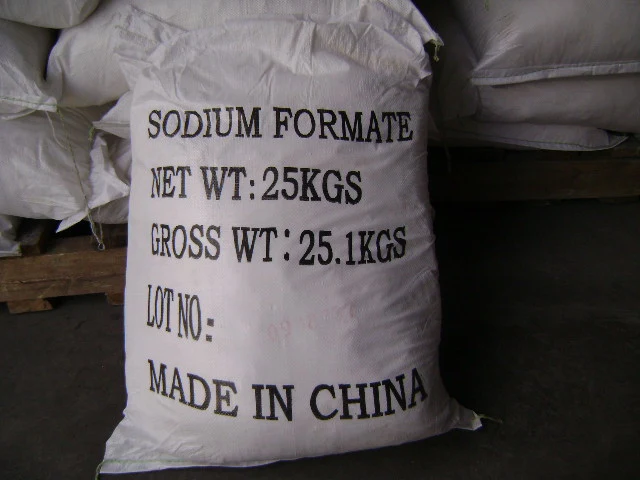 90%-98%Min Sodium Formate for Construction