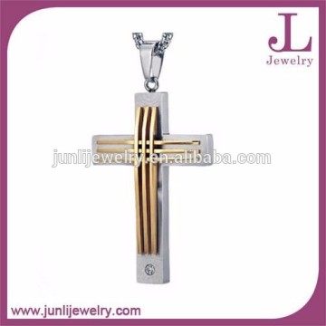 Stainless Steel Cross Pendant Catholic Cross