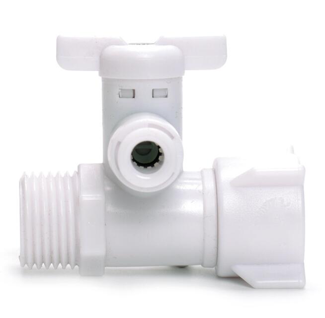 POM plastic 3way ball valve/POM plastic pipe fitting