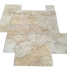 Beige Travertine Marble French Pattern Flooring Tile - Affordable Fashion Design Price