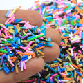 New 500g  Long  Cylindrical Polymer Hot Soft Clay Sprinkles Colorful For DIY Crafts Tiny Cute Plastici Accessories