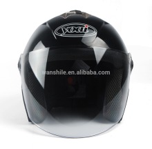 motorcycle open face helmet solid