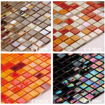 Ý Mosaic Glass Backsplash Gạch nghệ thuật 15x15