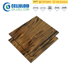 Hard Plastic Sheet Wood Grain Waterproof Celluloid
