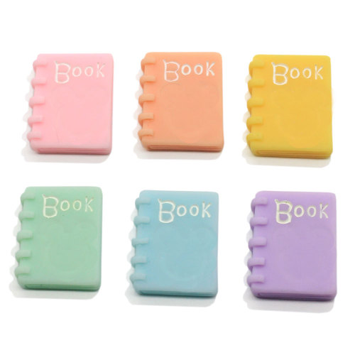 3D Resin Charms Flatback Bücher Cabochons Kinder Kreative Handarbeit für Scrapbook Diy Verschönerung