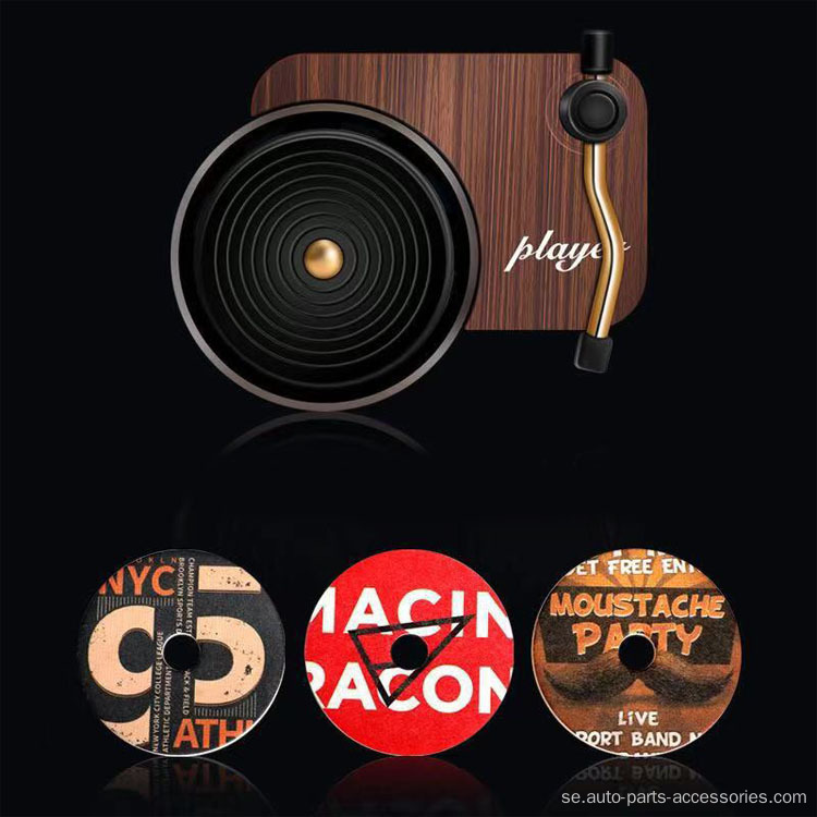 Air Vent Record Player Retro Car Aromatherapy Diffuser