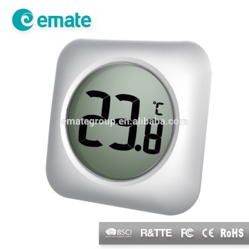 Electronic home and bathroom decor implicit design wall clock