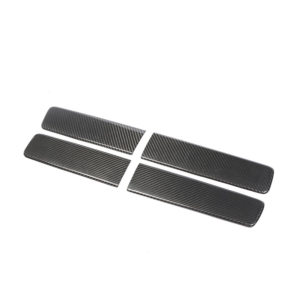 4pcs/set G-Class Carbon Fiber Door Interior trims Cover for Mercedes-Benz G500 G550 G63 AMG 2019