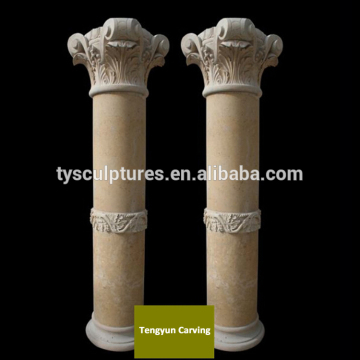 New modern stone porch column interior design marble column