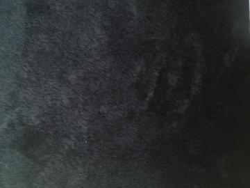 poly spun velour with 100% polyester