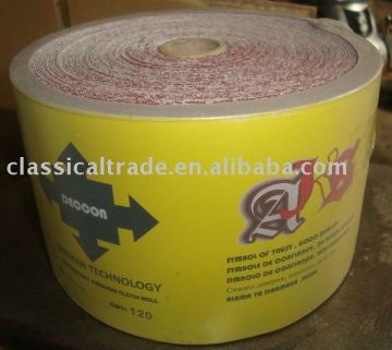 soft CJA21 abrasive cloth roll