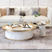 Lei C1024 Marble Coffee Table Set