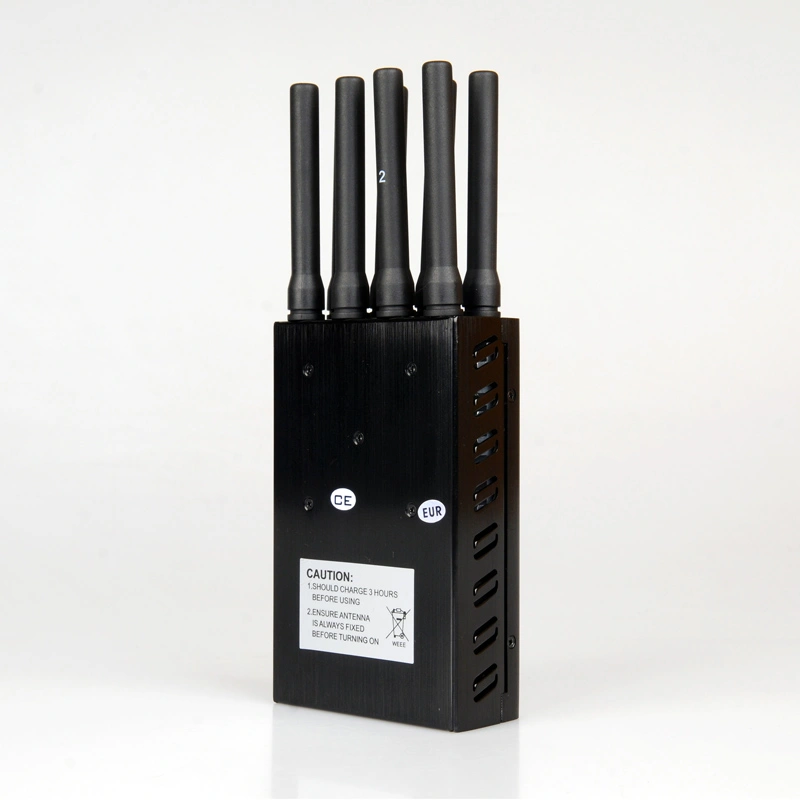 Universal 8 Antennas Portable Mobile Phone Jammer/GPS Jammer WiFi Jammer Lojack Jammer