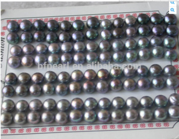 7-8mm grey freshwater loose flat 7-8mm pearl