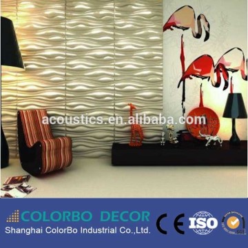 Manufactured wood 3d interior tv wall panels