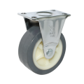 TPU roda caster paten tugas ringan dengan swivel/tetap/brek