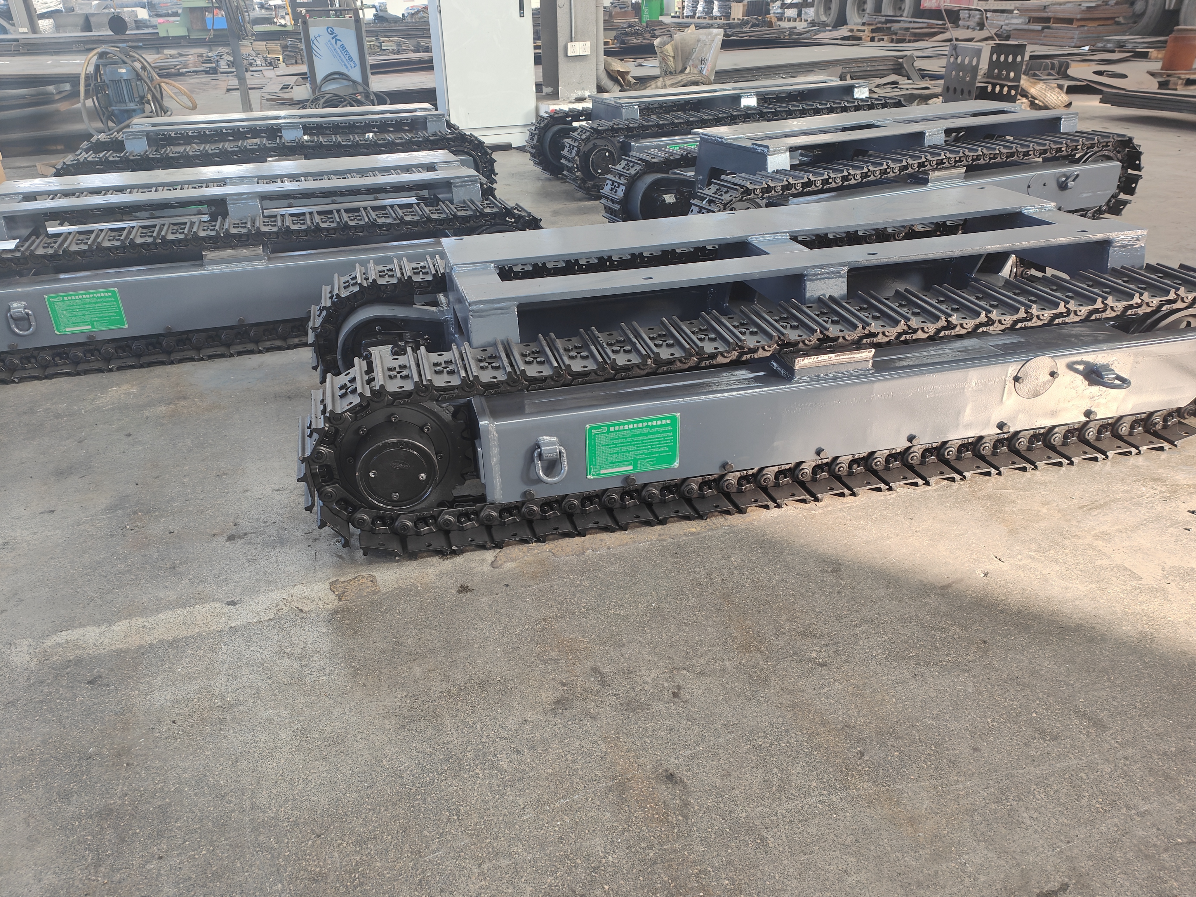 8Tons Steel Track Undercarriage Crawler Chasis for Concrete Pump Truck.