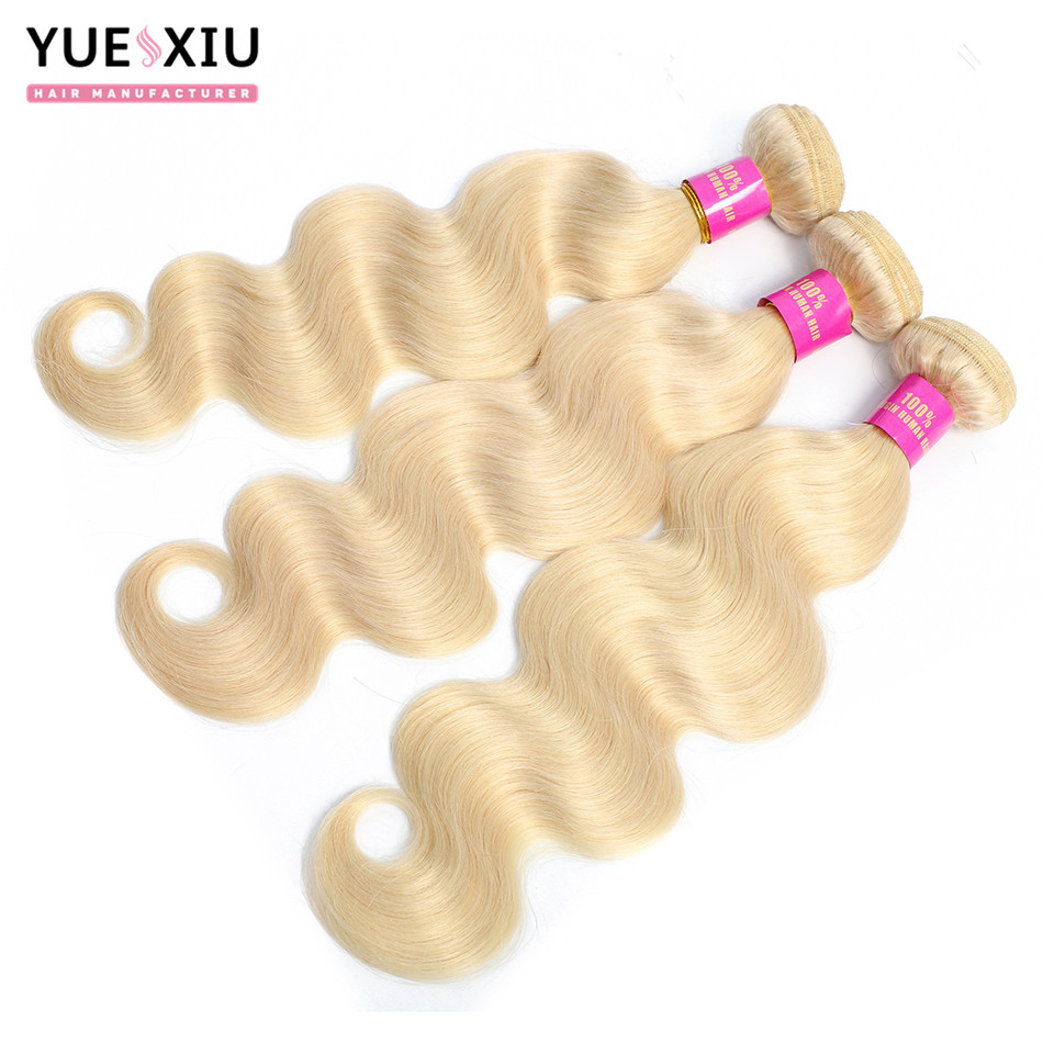 Unprocessed Wholesale Virgin Hair Vendors Body Weave 613 Blonde Virgin Human Hair Bundles With Closure