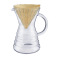 Pour Over Coffee Maker Paperless Borosilicate Glass Carafe