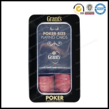 Custom Poker Chip Set in Tin Box