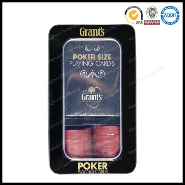 Custom Poker Chip Set in Tin Box