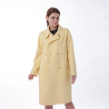 New yellow cashmere overcoat