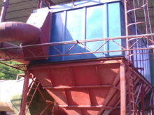 Gas box pulse deduster