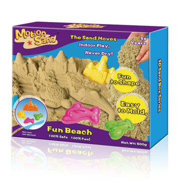 3D fun beach Motion sand toys