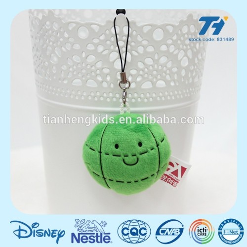 China wholesale round cute plush screen cleaner mobile phone screen cleaner