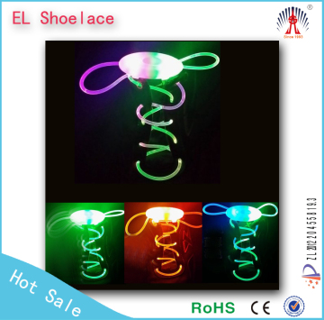 printed LED shoelaces/ led shoelace/led flashing shoelace