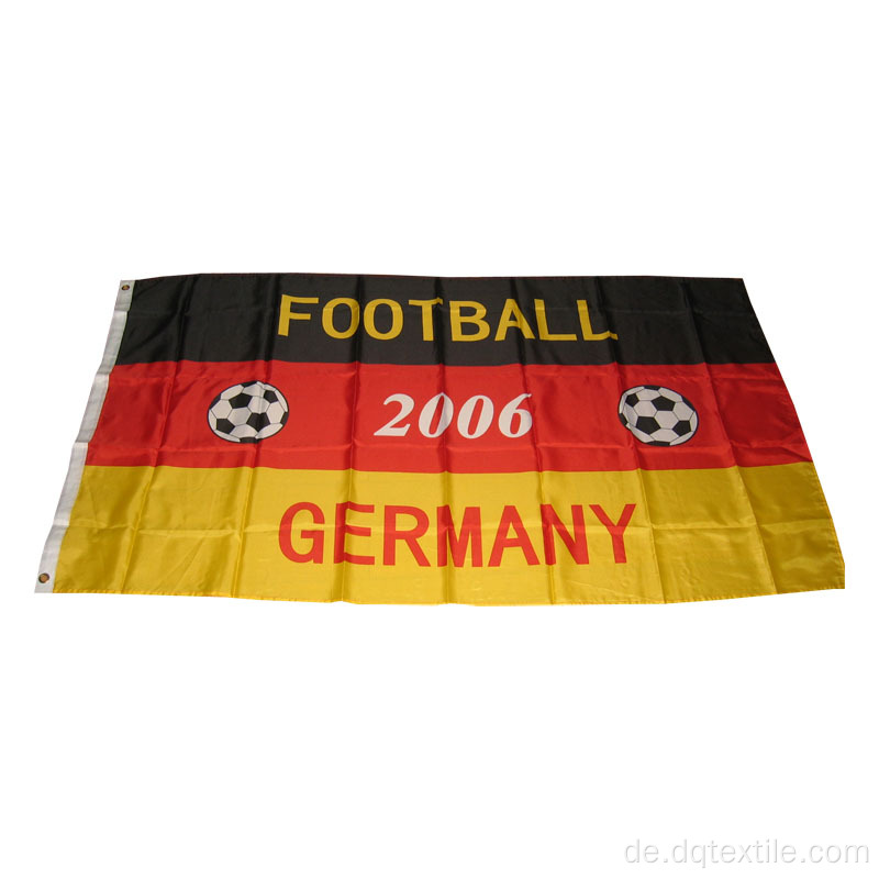 100% Polyester Siebdruck Deutschland Flagge