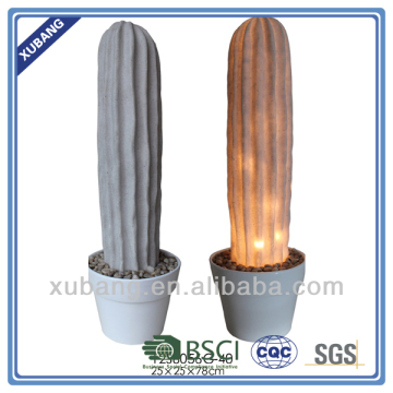 Decorative cactus and lighting Decoration for home