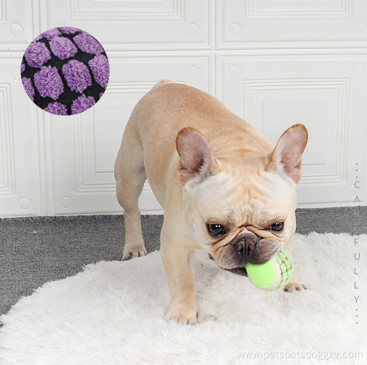 hot-sell eco-friendly plush tennis ball dog chew toy
