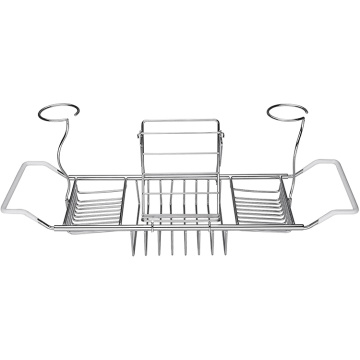 Stainless Steel Bathtub Tray rack Organizer