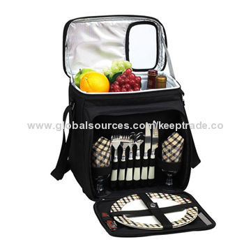 Equipped Picnic Cooler for Two