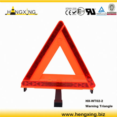 HX-WT02-2 Red Warning Triangle with black box