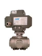 Electric three-way ball valve
