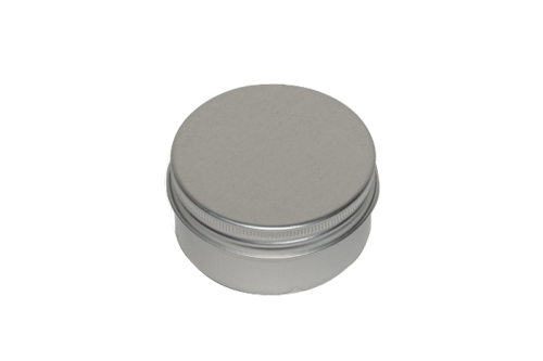 Small round tin box with screw airtight tin box cosmetic tin box