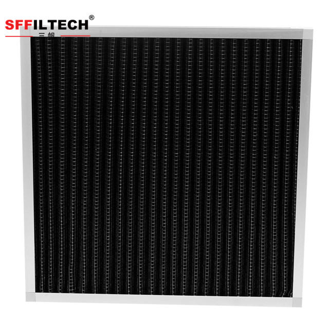 Activated Carbon Air Panel Filter for Hotel Airport Shopping Mall Museum Library Nail Salon